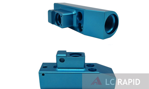 CNC Machining Blue Anodizing