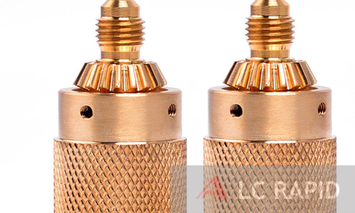 CNC Machining Brass Knurling